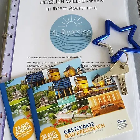 4l Riverside - Naheblick Im Herzen Der Bad Kreuznacher Altstadt דירה